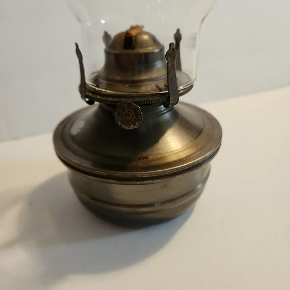 Vintage Kaadan Ltd Tin Oil Lamp